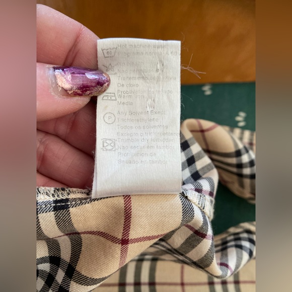 BURBERRY Upscale Boys L/S Nova Check Button Down🔥EUC/Flawless/ Size 4🔥 - Picture 10 of 15